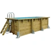Image de Piscine Bois Ubbink Azura 250x450x126cm Liner Beige Filtration À Sable