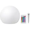 Image de Ubbink MultiBright SolarFloat 30 - Boule lumineuse flottante à énergie solaire H28 x Ø30cm multicolore