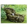Image de Fontaine cascade ASPEN aspect bois naturel LED