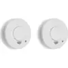 Image de Détecteur de fumée Smartwares 2 pcs. 10x10x3,5 cm blanc