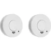 Image de Smartwares Fsm-11512 Détecteur De Fumée Jeu De 2 Autonomie 5 Ans À Pile(s) (ø X H) 100 Mm X 35 Mm