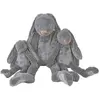 Image de Happy Horse Doudou lapin Richie gris foncé 38cm - peluche super douce
