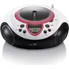 Image de Lenco SCD-38 USB Pink - Radio FM portable avec lecteur CD/MP3 - Entrée USB - Entrée AUX - Rose