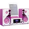 Image de Lenco MC-020 Princess - Microchaîne stéréo avec radio FM, Bluetooth®, USB et entrée AUX - Princesse