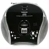 Image de Radio FM Stéréo Portable avec Lecteur CD et Antenne Télescopique Noir / Argent - Neuf