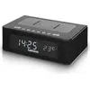 Image de Lenco Radio-réveil CR-580, Bluetooth, Chargement sans fil du téléphone portable, Couleur : noir