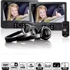 Image de Lenco MES-415 - Lecteur de DVD portable 9 pouces à double écran - USB/SD - Noir