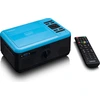 Image de Lenco LPJ-500BU - Projecteur LCD avec lecteur DVD - Bluetooth® - Jusqu'à 250 cm de taille de projection - Entrée USB - Lecteur de carte SD - Bleu/Noir