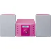 Image de Lenco MC-013PK - Chaîne hi-fi avec radio FM et lecteur CD - Rose