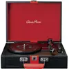 Image de Classic Phono TT-110BKRD - Platine vinyle avec réception Bluetooth® et haut-parleurs intégrés - Noir/Rouge