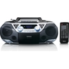 Image de Lenco SCD-720SI - Boombox XXL portable avec radio DAB+ / FM, Bluetooth®, lecteur CD, USB et cassette - Argenté