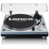 Image de Lenco L-3809ME platine Tourne-disque à entraînement direct Bleu, Métallique Manuel - Neuf