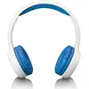 Image de Lenco HP-010BU casque Casques Avec fil Arceau Musique Bleu, Blanc - Neuf
