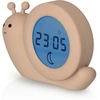 Image de Alecto BC110BE SIMON - Veilleuse et réveil, escargot, taupe