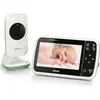 Image de Alecto DVM149GN, babyphone vidéo avec écran de 4,3 pouces, fonction talkie-walkie, portée jusqu'à 300 mètres, compatible avec jusqu'à 4 caméras, couleur vert