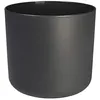 Image de Elho - 2054211 Brussels Douce Pot De Fleur Ronde Anthracite 35 X 35 X 20 Cm