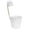 Image de Elho - Pot De Fleurs Rond Flower Light Ø 27 X H.61 Cm - Blanc