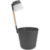 Image de Elho - Pot De Fleurs Rond Flower Light Ø 27 X H.61 Cm - Gris