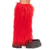 Image de Paire jambiÃ¨res Rave rouge