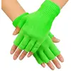 Image de Gants Mitaines Vert Fluo - Adulte