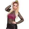 Image de Tee-shirt Fishnet adulte, Noir