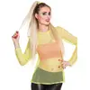 Image de Tee-shirt Fishnet adulte, nÃ©on Jaune