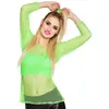 Image de Chemise rÃ©sille Vert fluo - Femme