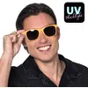 Image de Lunettes party Pop orange fluo UV