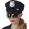 Image de Lunettes "Police" | Lunettes de fête miroir argent