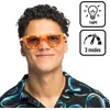 Image de Lunettes party LED Blink - Orange