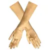 Image de Gants de fête satin Or, 40 cm
