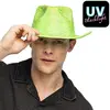 Image de Chapeau cowboy Aurora vert fluo UV