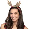 Image de Serre TÃªte Renne de NoÃ«l dorÃ©