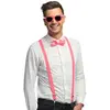 Image de Set Accessoires (lunettes, bretelles, noeud pap), Fluo Rose