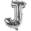 Image de Ballon aluminium mylar lettre J, argent