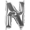 Image de Ballon aluminium mylar lettre N, argent