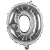 Image de Ballon aluminium mylar lettre O, argent