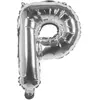 Image de Ballon aluminium mylar lettre P, argent