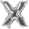 Image de Ballon aluminium mylar lettre X, argent