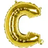 Image de Ballon aluminium mylar lettre C, or