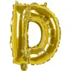 Image de Ballon aluminium mylar lettre D, or