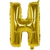 Image de Ballon aluminium mylar lettre H, or