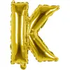 Image de Ballon aluminium mylar lettre K, or
