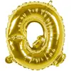 Image de Ballon aluminium mylar lettre Q, or
