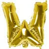 Image de Ballon aluminium mylar lettre W, or