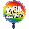 Image de Ballon Aluminum Joyeux Anniversaire