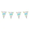 Image de Banderole drapeaux Joyeux Anniversaire confettis étoiles colorée 6 mètres