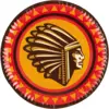 Image de Lot de 6 Assiettes 18 cm-Indien-