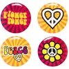 Image de Set de 4 Pin's Hippie
