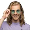 Image de Lunettes party Hippie XL - Vert
